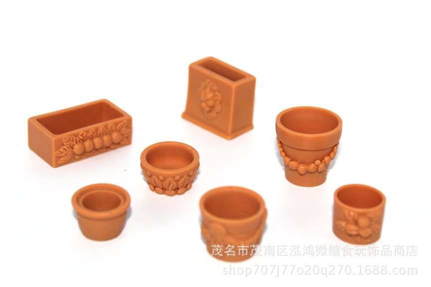 1:12 accesorios de Casa muñecas Japonés y Coreano modelo escena BRICOLAJE comida en miniatura y jugar mini simulación maceta