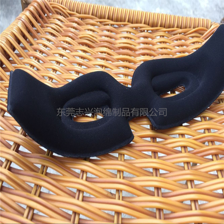 复布成型EVA泡棉冷热压眼罩EVA海绵3DVR眼罩模压 PU滑雪眼罩