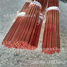 T2紫铜管厂家 TP2紫铜盘管 装饰紫铜扁管10*40 25*50 30*30