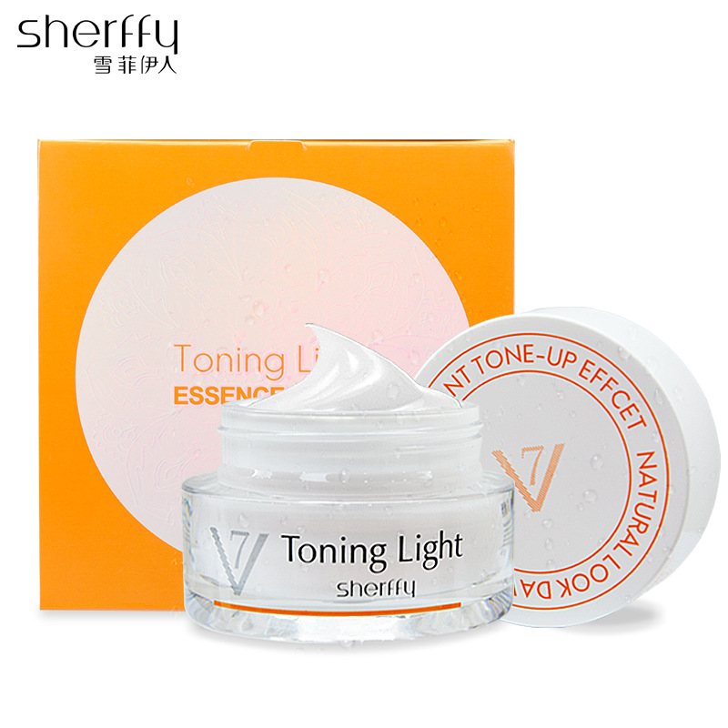 雪菲伊人V7素颜霜女遮瑕滋润提亮肤色OEM贴牌定制代加工面霜|ru