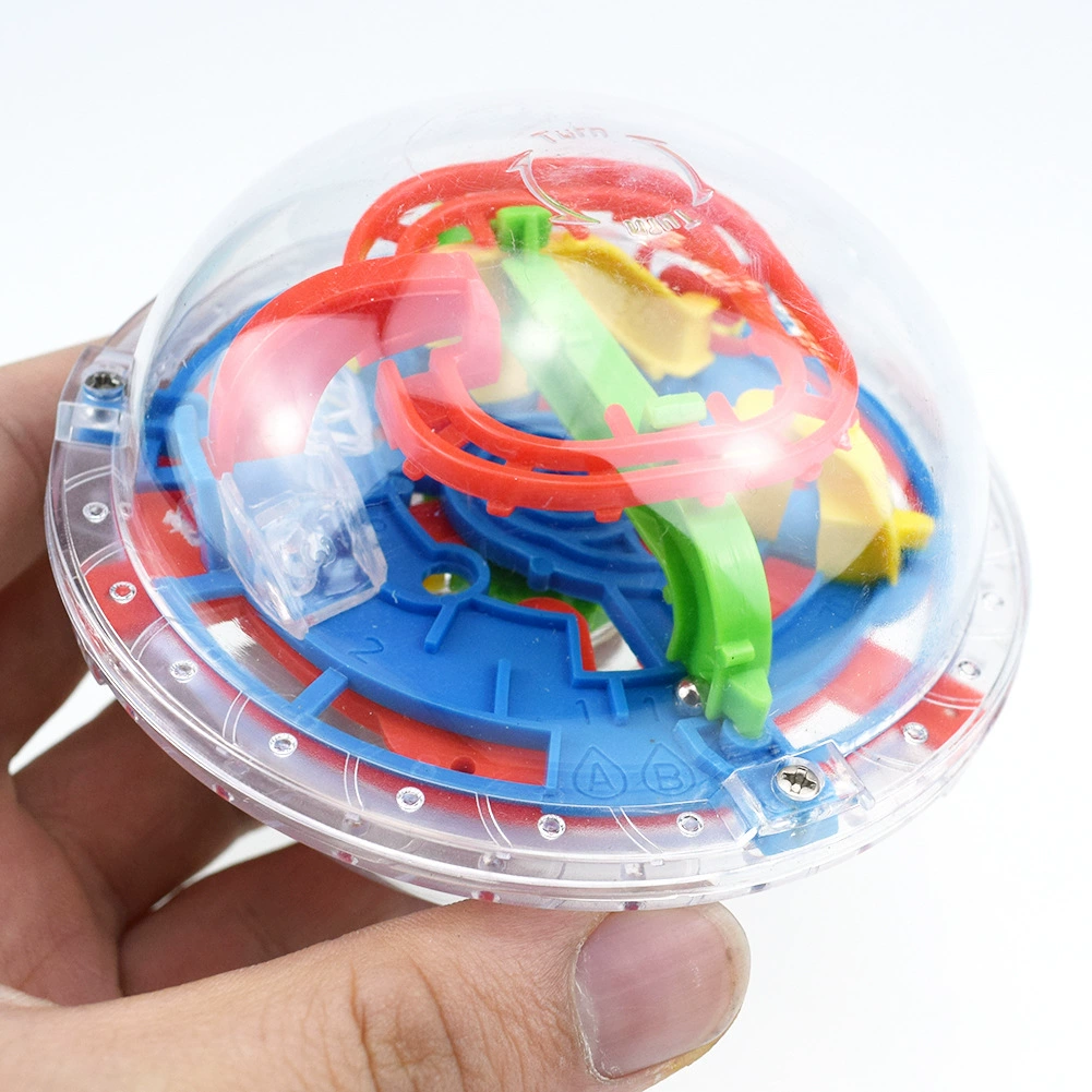 Intellectual 3D Rollerball Labyrinth - A Colorful, Multi-Layered Brain-Teaser Maze