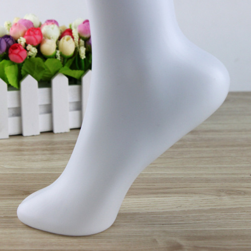 塑料短脚模女袜子模型加厚腿模丝袜拍照展示道具鞋模袜模