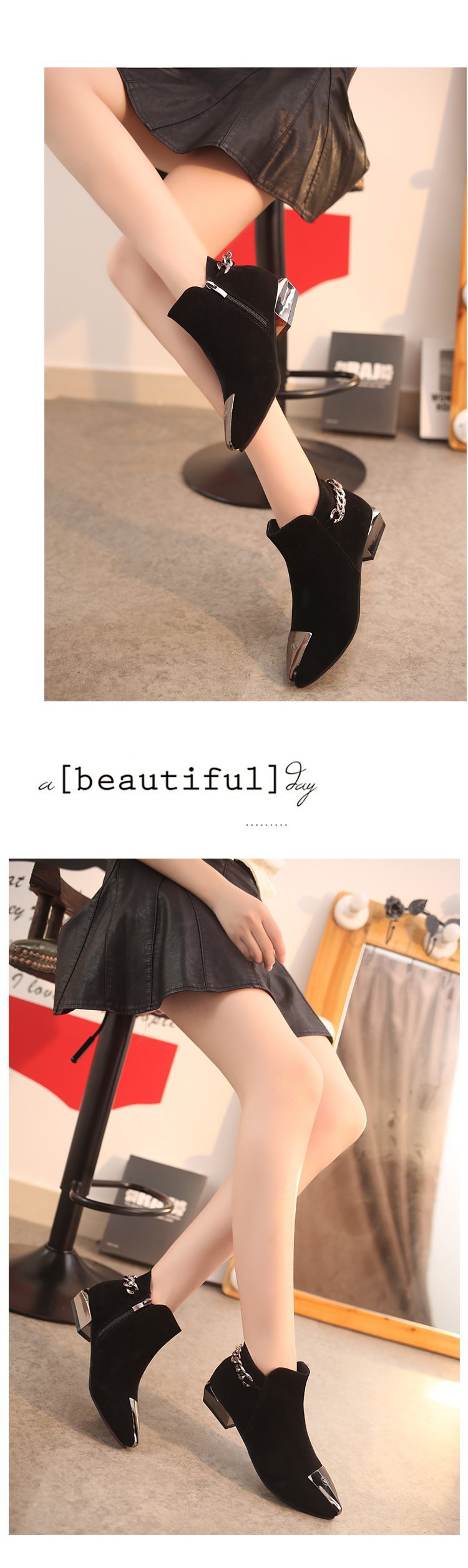 Bottes femme en Daim - Ref 3354826 Image 23