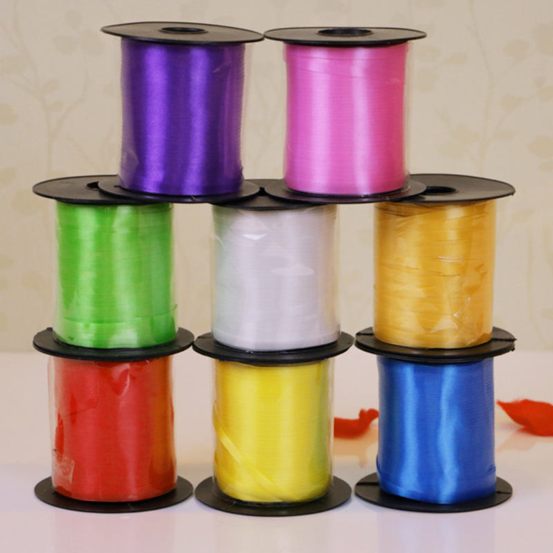 wholesale Wedding supplies gift Tables and chairs Zhahua balloon parts Zhahua Coloured ribbon bow diy Silk ribbon 220 rice