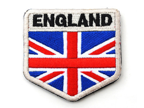Haike foreign trade supply British patch cloth armband embroidery Velcro cloth label morale fast Velcro cloth flag