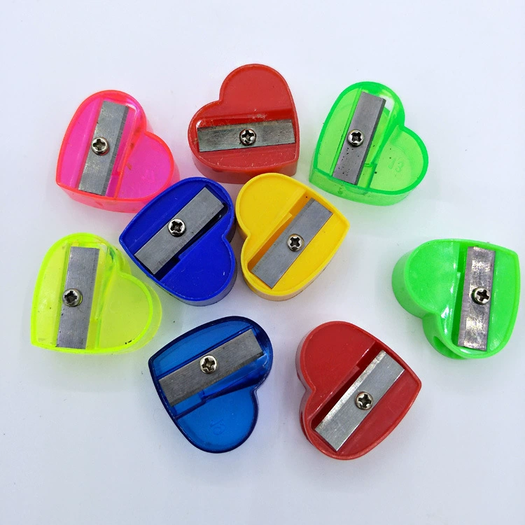 Персик Сердце Любовь Сердце Shaped Карандаш Точилка Простой и практичный Детский Карандаш Точилка Сердце Shaped Карандаш