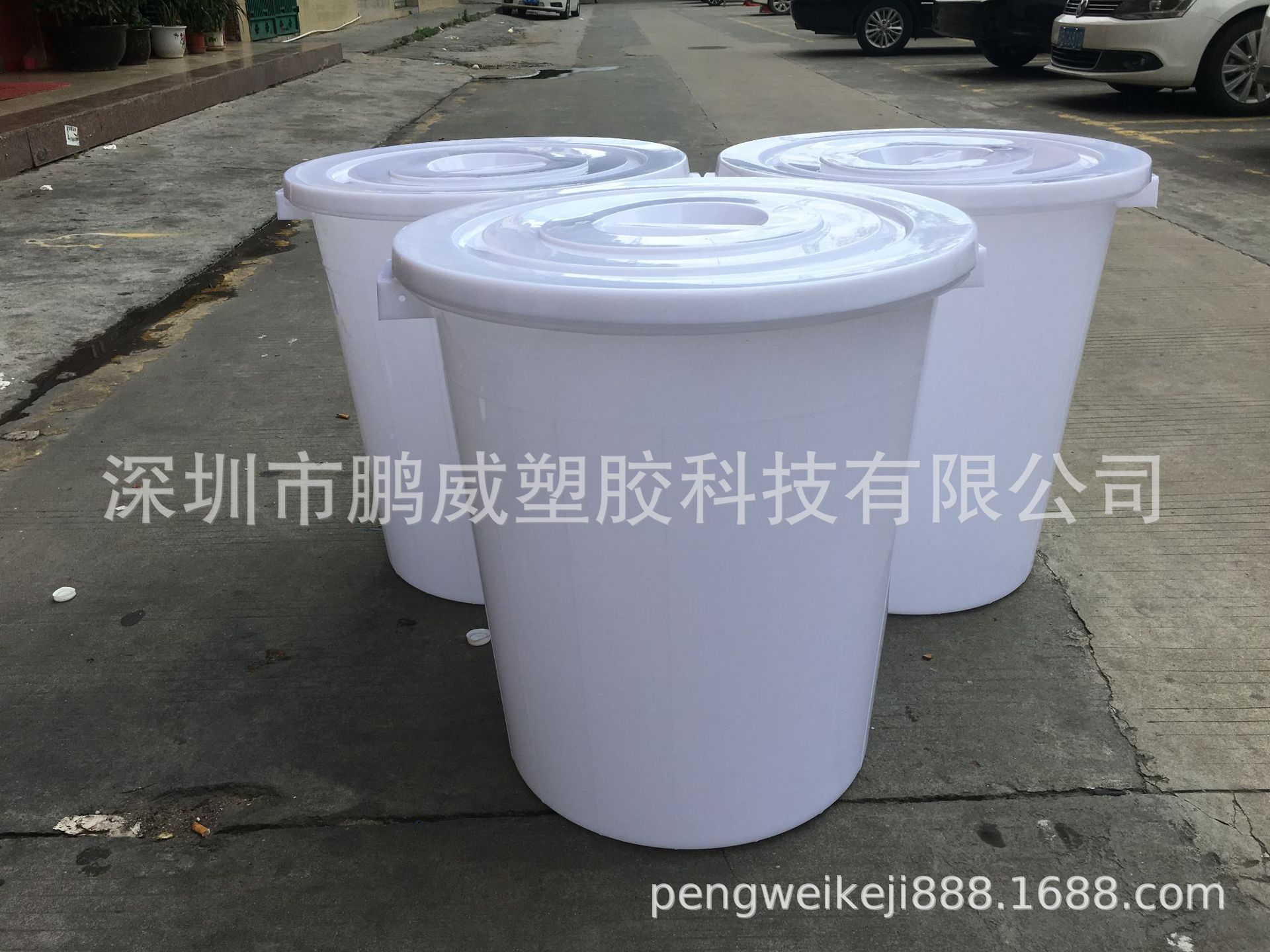 大量200升塑胶大白桶批发广州食品厂储存桶 大号米桶 白色大白桶