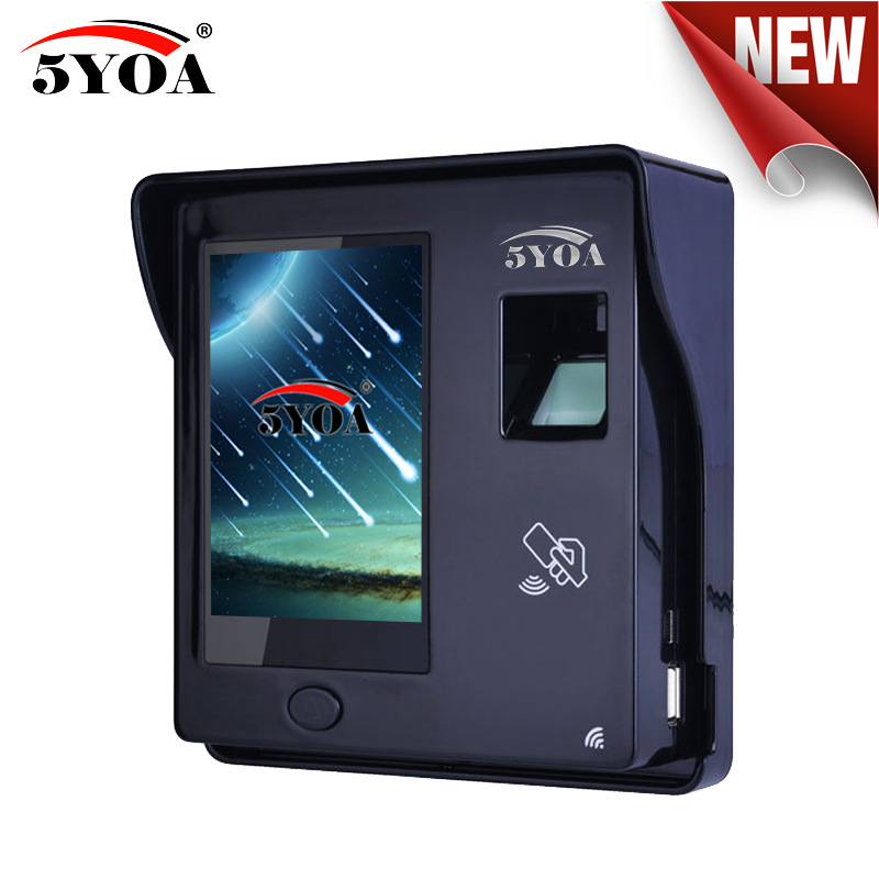 指纹门禁机打卡机考勤门禁一体机控制器刷卡密码系统阅读器