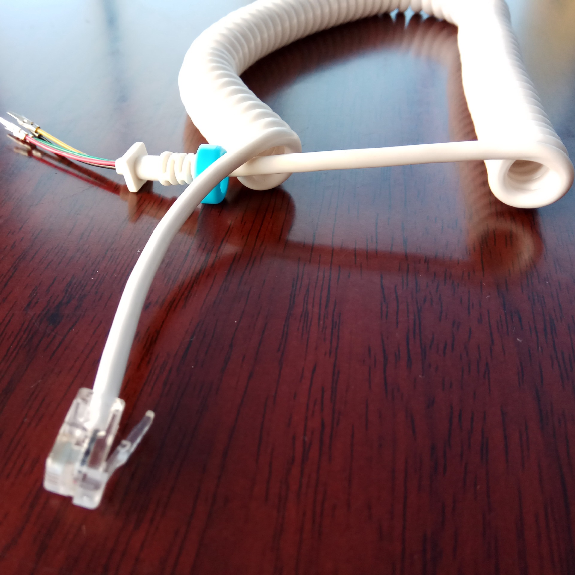 供应6P2C电话水晶头纯铜6P4C线 RJ11电话线 全铜弹簧环保包邮