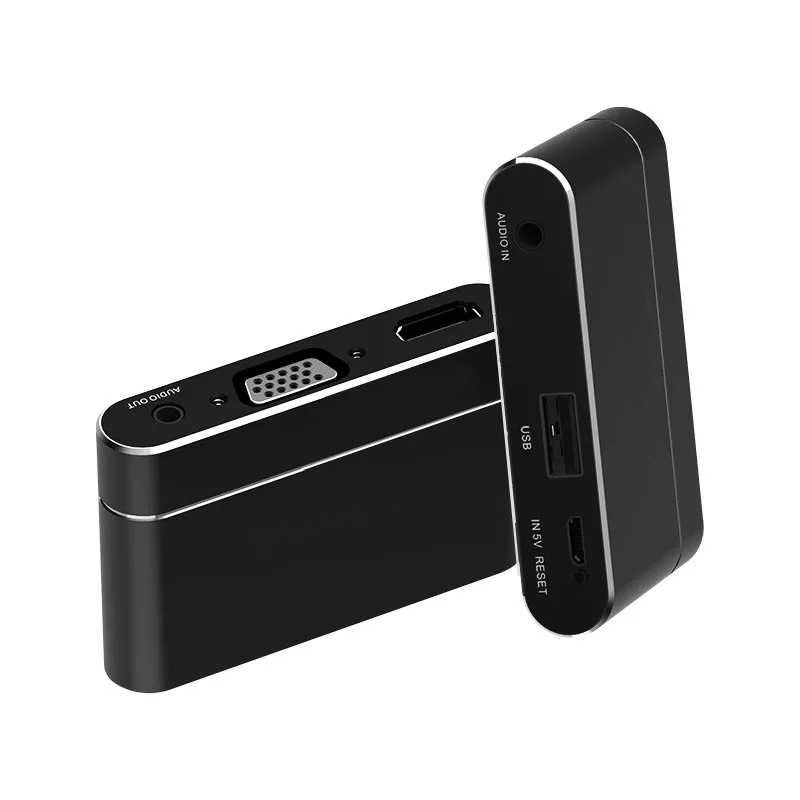 适用苹果iPhone安卓手机有线同屏器华为转VGA电视高清HDMI转换器