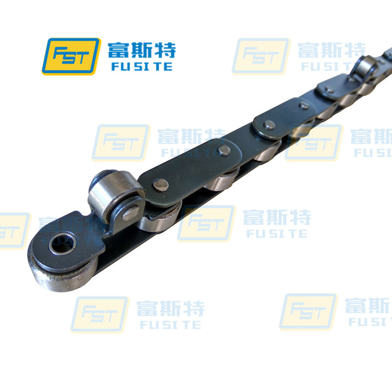 双节距工业输送链条C2082直板单侧导轮链条 网带线传动链条链轮