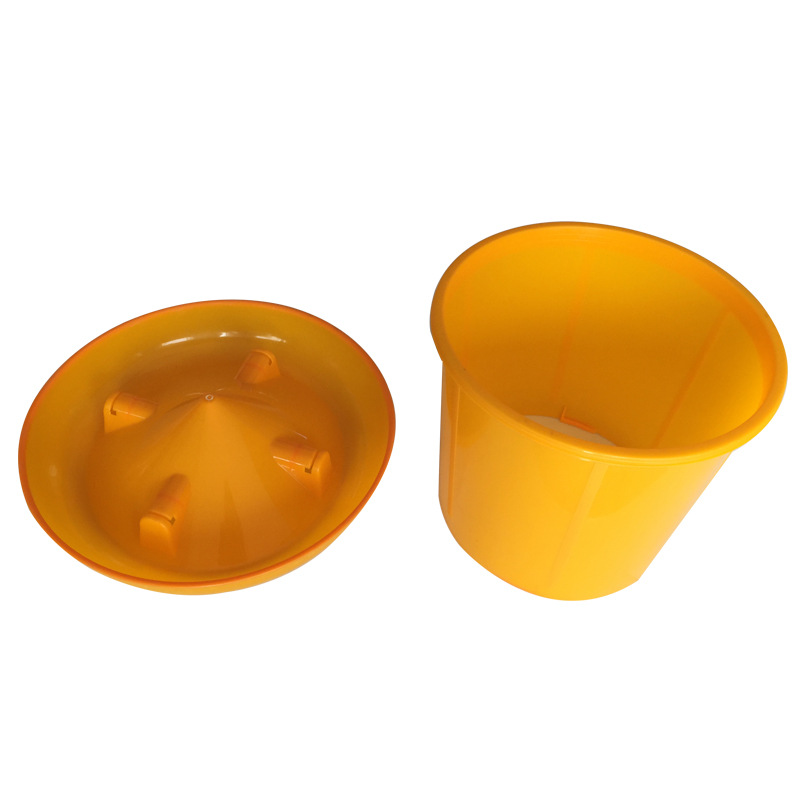 40 barril de alimentación de pollo de plástico engrosada alimentación de pollo barril de alimentación automática de pollo comedero grande, mediano y pequeño barril de alimentación de pollo