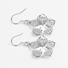 Silver mountain tea, earrings, accessory, wish, European style