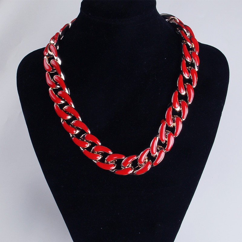 1 Piece Fashion Geometric Plastic Plating Womenu0027S Necklace