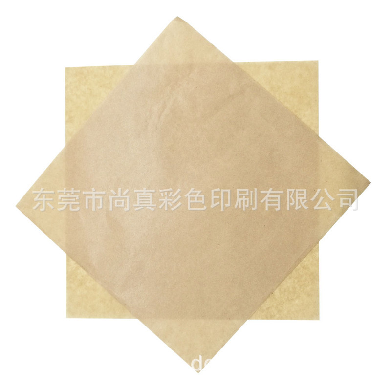 烘焙蛋糕 鸡肉卷汉堡食品包装 牛皮色防油纸 茶叶包装纸 现货咨询