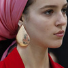 Acrylic metal earrings, European style, suitable for import