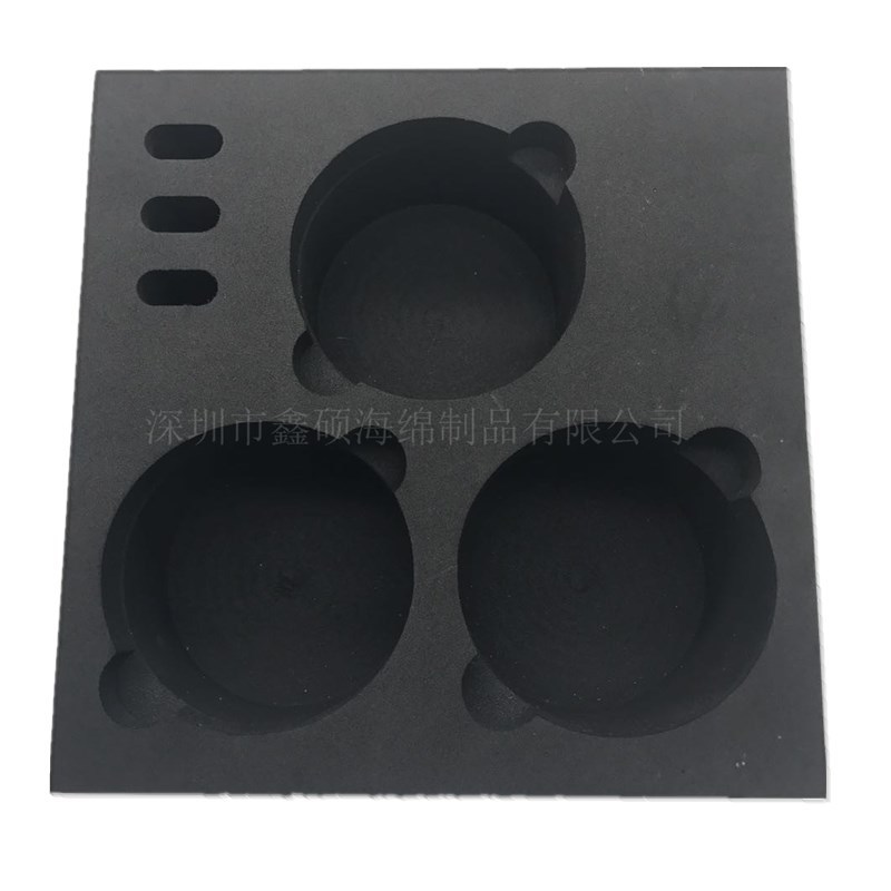 五金工具eva泡棉内衬洋酒eva内包装异形内托38度黑色冲压内衬