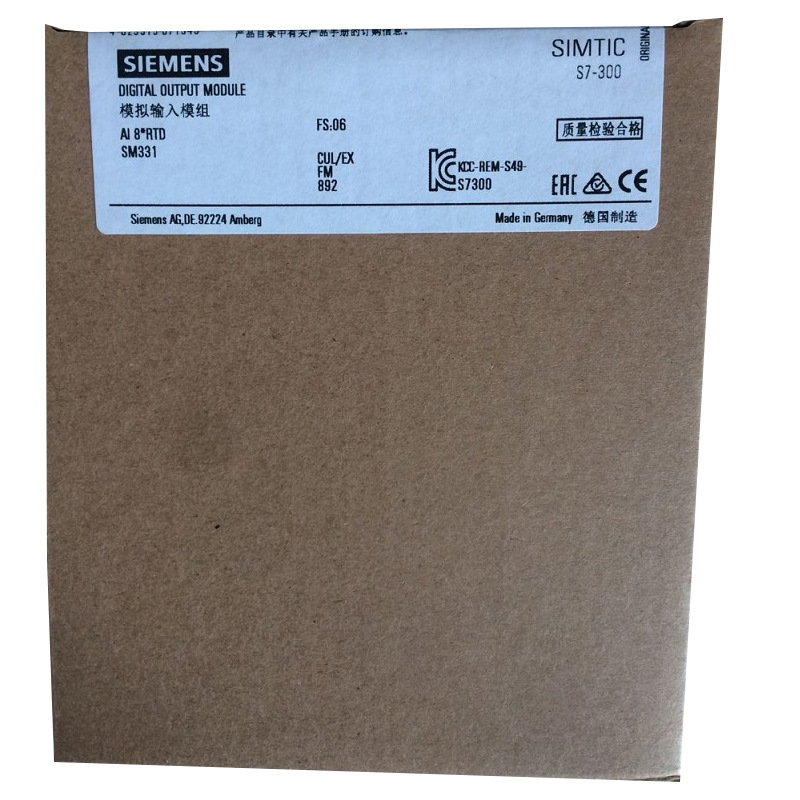 6ES7331-7PF01-0AB0 西门子PLC  6ES7331 模拟量输入模块 S7-300