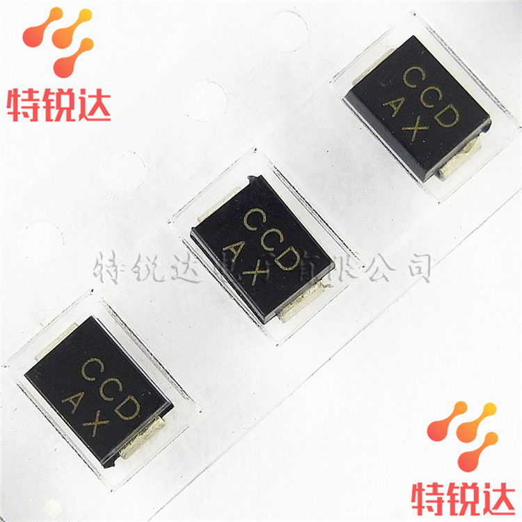 SMBJ10CA 丝印：CCD AX SMB/DO-214AA TVS瞬态抑制二极管全新现货
