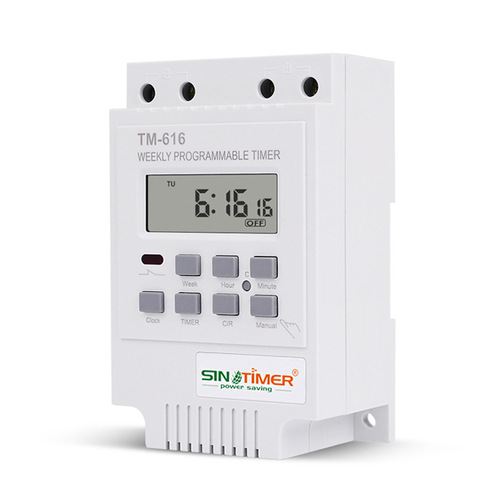 TM616 time controlled switch intelligent switch timer street light power supply timing switch 30A high power