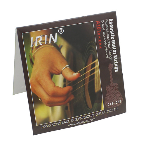 IRIN Folk Guitar Strings A101 High Quality Stainless Steel Smooth Strings Musical Instrument Accessories Wholesale Dropshipping
