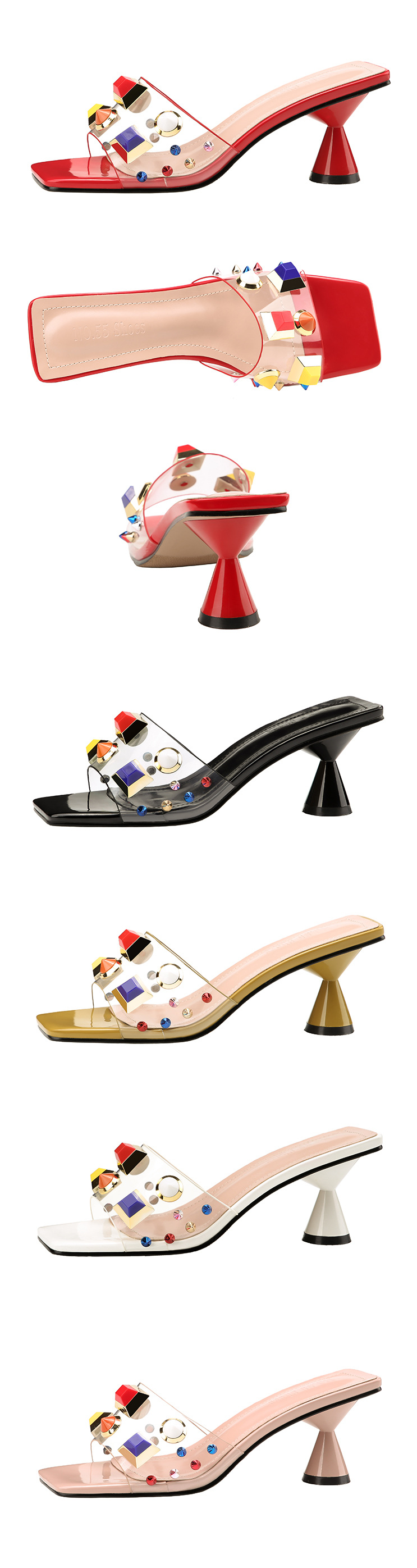 Chaussure été femme NO.55 SHOES en PU artificiel - Ref 3433464 Image 22