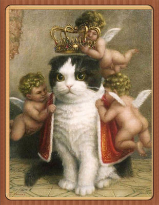 方圓樹脂滿鑽石畫天A使貓家居挂畫裝飾品DIY工藝品廠外貿跨境爆款