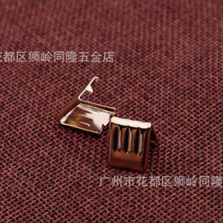 Прямые продажи с фабрики, готовые поставки, зажимы для лямок, зажимы для веревки, трехзернистые зажимы для хвоста, аксессуары для багажа, фурнитура