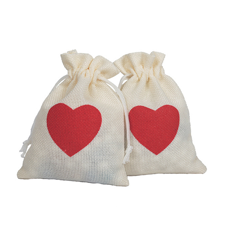 广东包装产品生产厂家供应天然麻布礼品盒包装袋人造仿束口袋