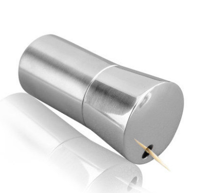 High-end creative toothpick box, minimalist and stylish, 304 stainless steel toothpick holder, portable, automatic, home daily use storage