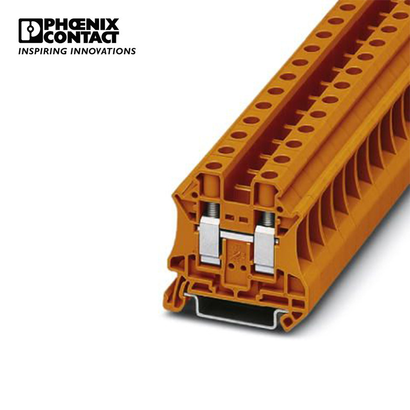 菲尼克斯 接线端子10平方螺钉连接凤凰端子导轨端子 UT10 OG