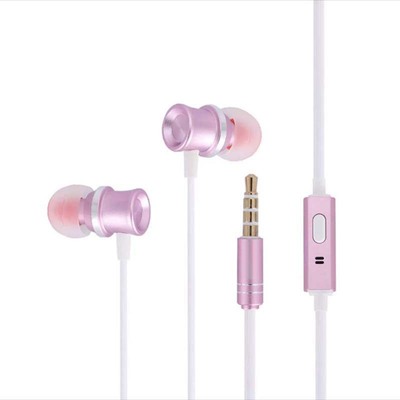 入耳式金屬耳機 線控遊戲音樂耳機手機電腦耳機廠家批發運動耳塞