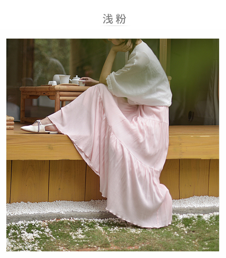 Jupe femme LACE GIRL en Coton froissé - Ref 3330038 Image 31