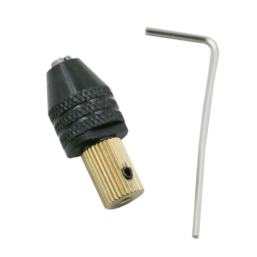 Multifunctional mini electric drill universal chuck self-tightening small electric drill chuck hand drill woodworking brass drill chuck