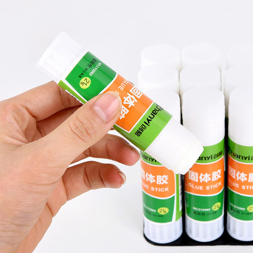 Chuangyi CY2002 office supplies white handmade solid glue student stationery strong glue glue stick 21g wholesale
