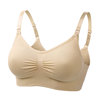 Wireless bra for pregnant, underwear for breastfeeding, push up bra, front lock, plus size