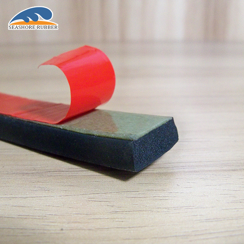 供应自粘密封条 发泡矩形小半圆EPDM密封胶条 厂家