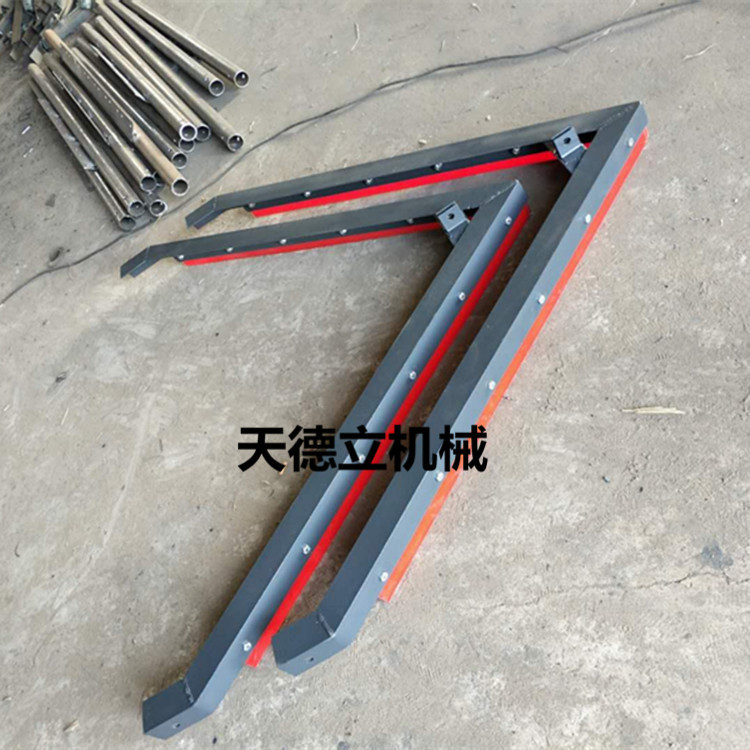 V型空段皮带机清扫器 B1000机尾用O型聚氨酯皮带清扫器