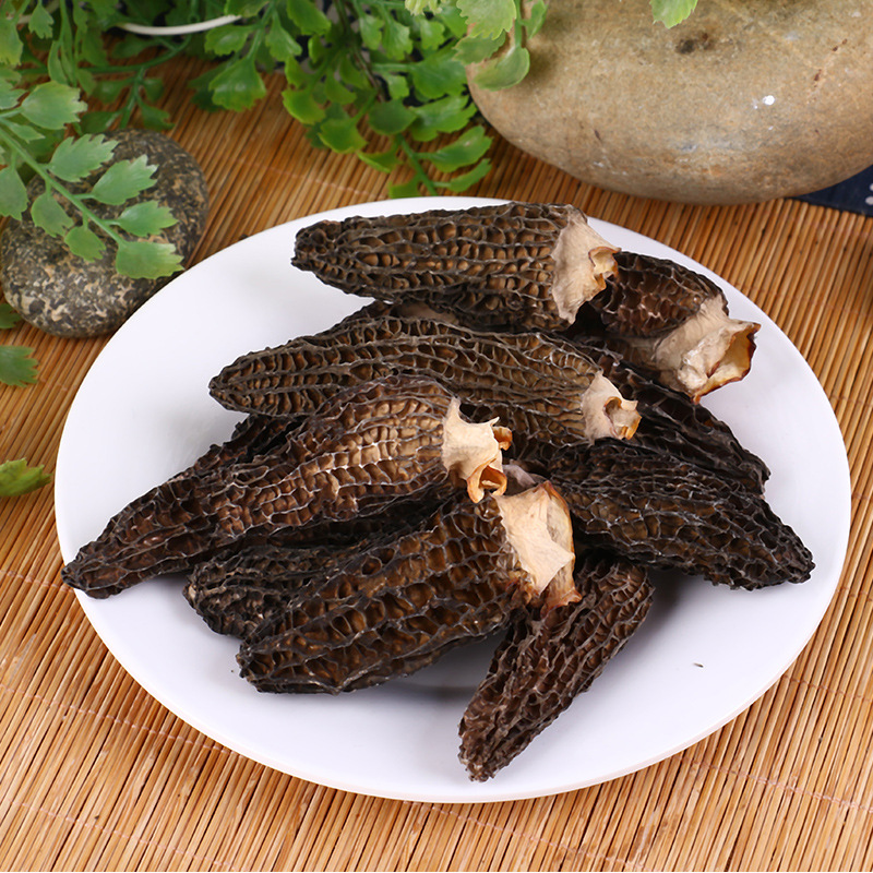 産地直批品質裝40g羊肚菌剪柄羊肚菌8到9公分珍貴山貨壹件代發