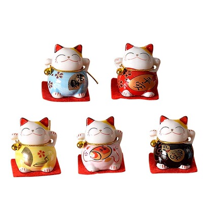 Fortune cat automobile Decoration ornament The car personality originality Daughter Car Console vehicle Decoration