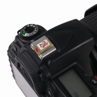 背包客自制金属热靴盖卡通锌合金滴胶生肖之牛创意保护盖J002金色