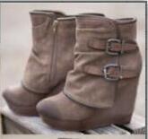 Bottes femme en PU artificiel - Ref 3354834 Image 3