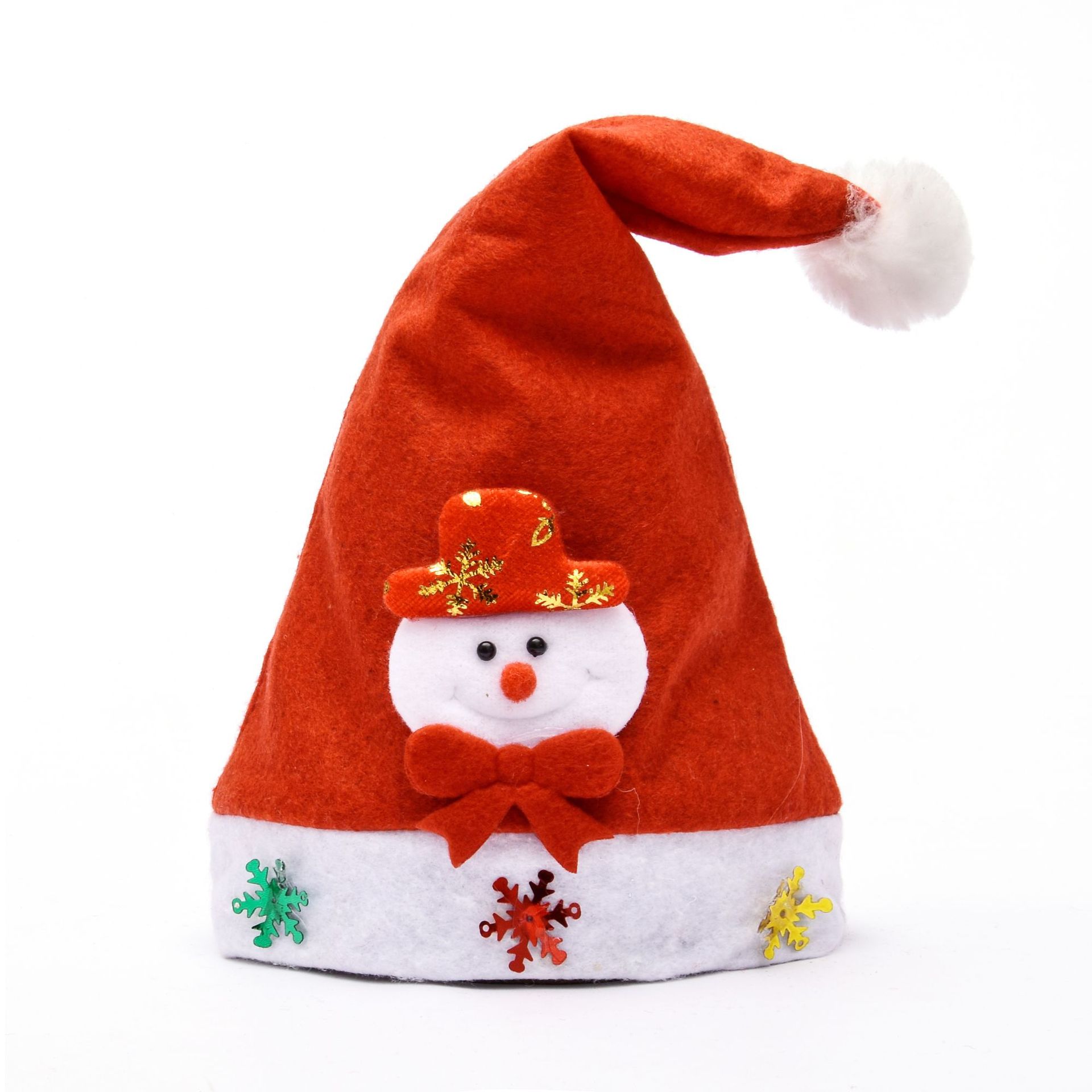圣诞节装饰品圣诞老人帽子 小孩帽圣诞礼物圣诞儿童帽卡通帽-阿里巴巴