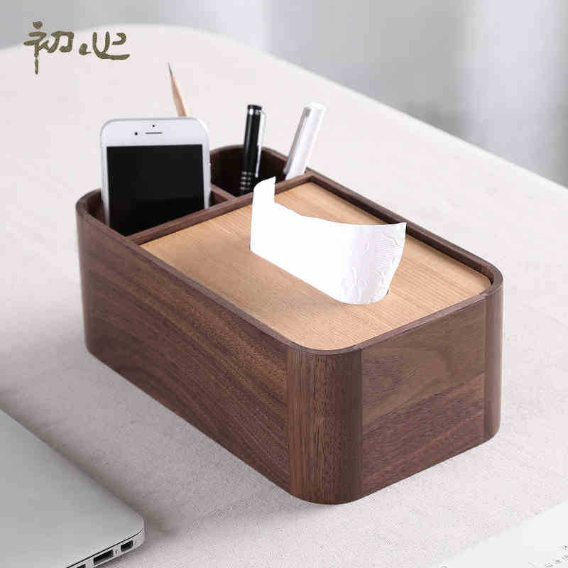 Early heart Remote control storage box Tissue box wire Needlework storage box European style Tissue box a living room desktop Storage