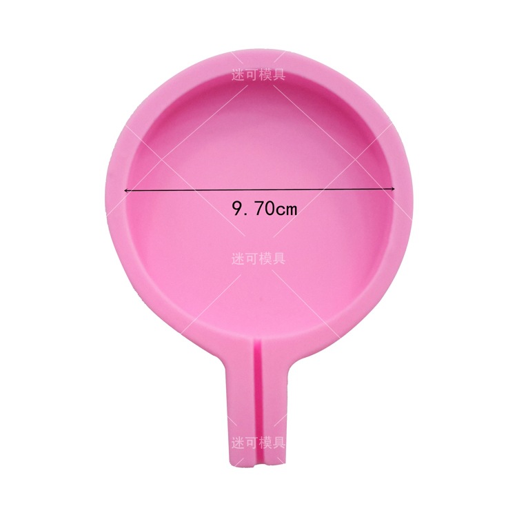 DIY fondant hecho a mano gran oblea Lollipop molde Rainbow Wave caramelo chocolate molde de silicona para hornear