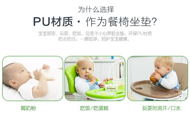 儿童餐椅多功能宝宝餐桌椅便携可折叠婴儿吃饭椅子小孩座椅学坐椅详情图6