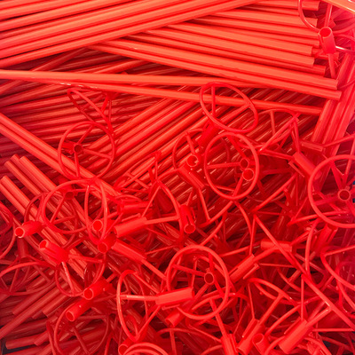 Manufactor Direct selling Aluminum balloon Prop rod 35CM balloon parts Towbar Push aluminum foil balloon Towbar