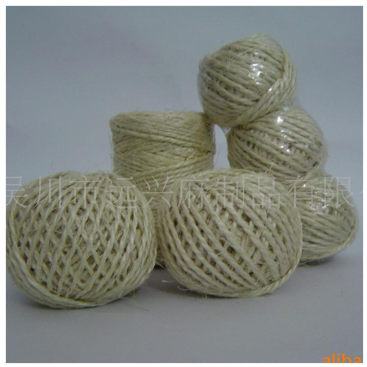 厂家供应捆扎船用剑麻绳 工艺黄麻绳 diy手工黄麻绳装饰品剑麻绳