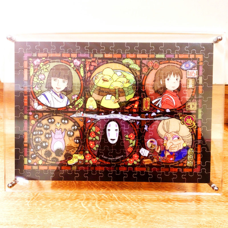 新品压克力透明拼图相框 有机玻璃水晶相框 简约时尚照片框可定制|ms