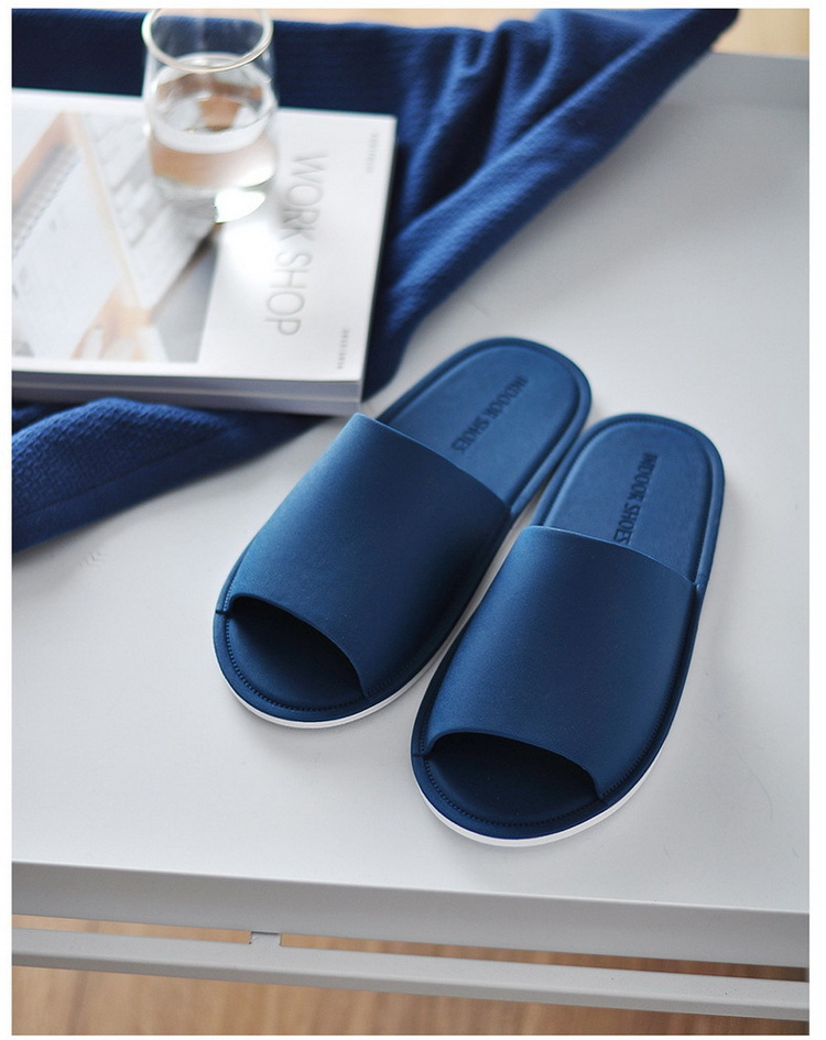 Unisex Casual Solid Color Round Toe Home Slippers display picture 5